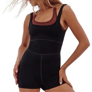 FREE PEOPLE MOVEMENT It Takes Two Runsie Romper
